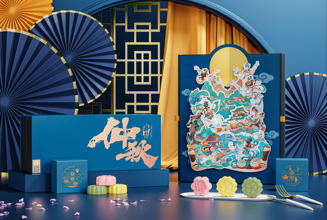 月餅包裝盒設(shè)計怎么做才好看？